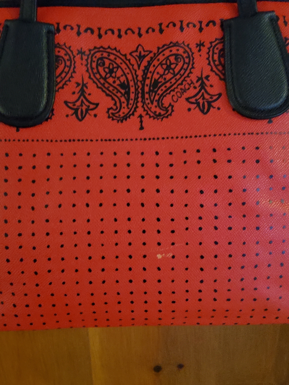 Coach "Bandana" Tote GUC ~ Partly Cloudy Condition 36357 - Picture 13 of 15